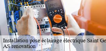 Installation pose éclairage électrique  saint-georges-sur-erve-53600 AS renovation